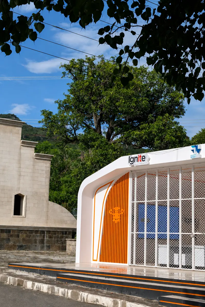 An Education Pod built for LearnOBots, Islamabad